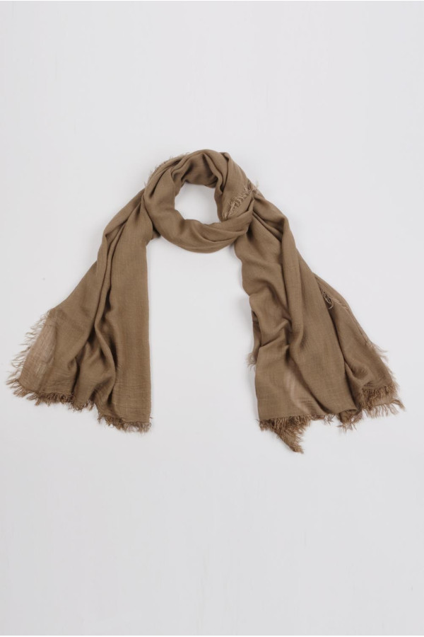 Lightweight Summer Scarf Shawl Wrap 100% Bamboo colour Brown
