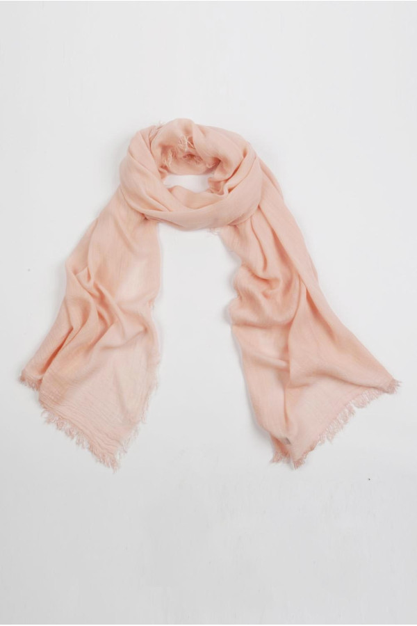 Lightweight Summer Scarf Shawl Wrap 100% Bamboo colour Baby Pink 01